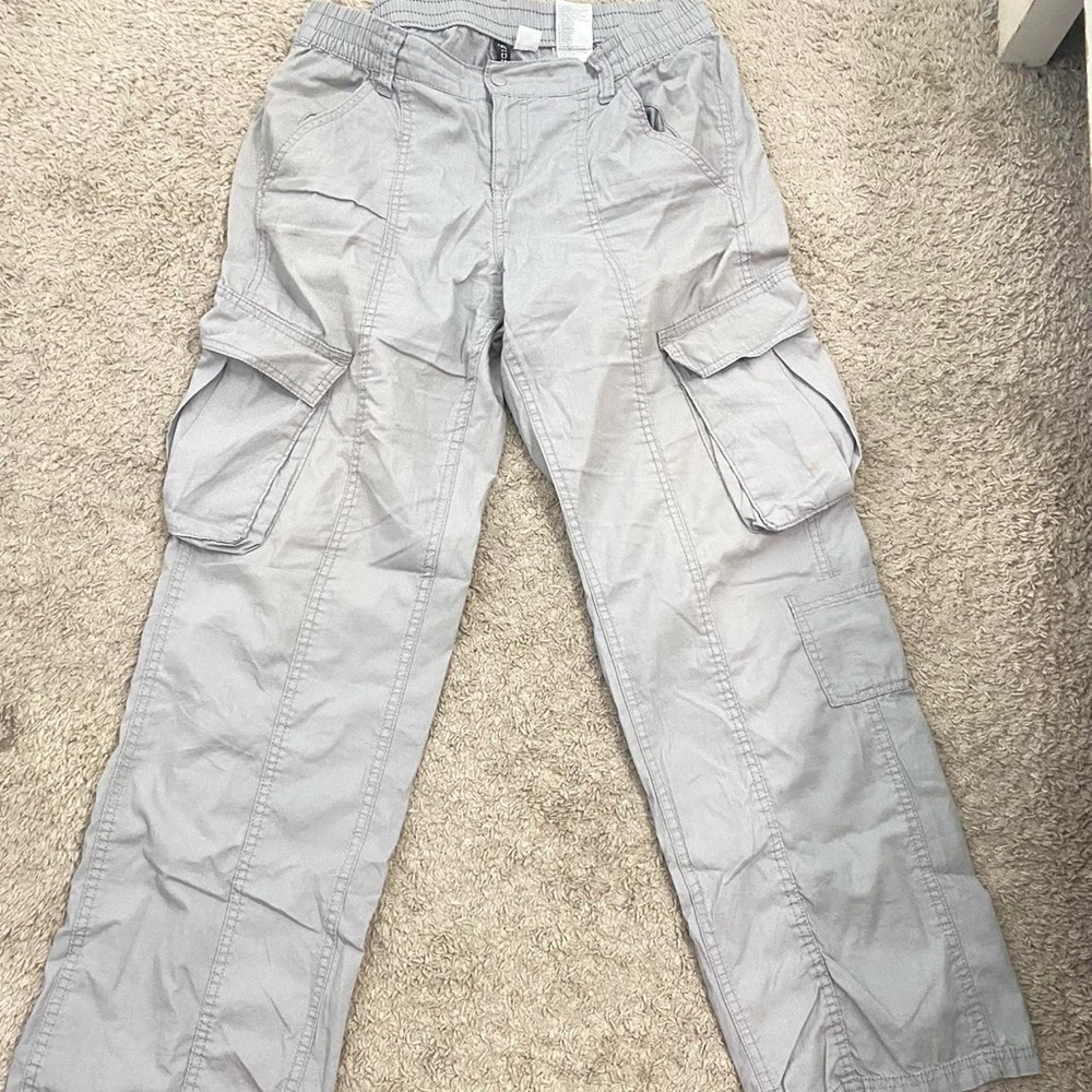 H&M Grey Cargo Pants